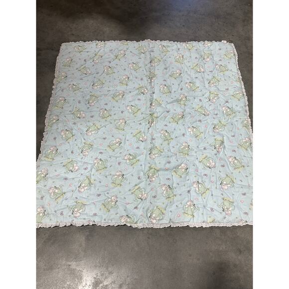 Cute Puppy in the Garden, Vintage, Baby Blanket, Nursery, Decor, ~ 250507-WH 408 - Picture 2 of 6